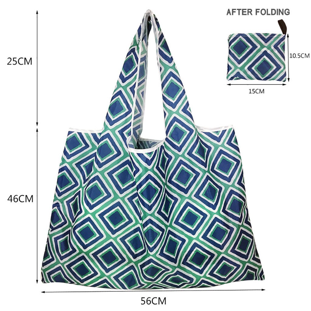 Eco Shopping Reizen Schoudertas Tote Handtas Folding Herbruikbare Handtas Tote Bag Vrouwen Grote Schoudertassen #6.29