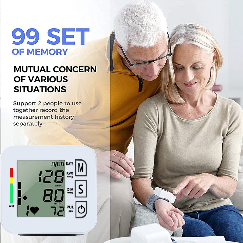 Digitale Arm Bloeddrukmeter Elektronische Bloeddrukmeter Medische Pressure Meter Gauge Apparaat Manchet Pulse Gezondheidszorg