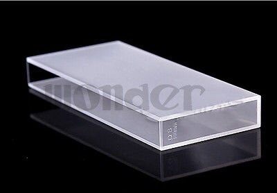 100mm JGS1 Quartz Cuvette Cell With PTFE Lid For Uv Spectrophotometers