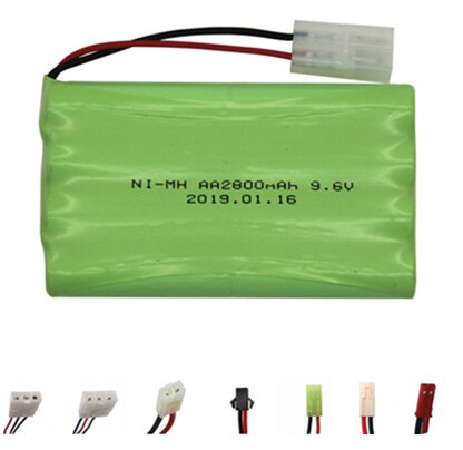 9,6 V 700mAh 800mAh 1000mAh 1400mah 1800mAh 2400mAh 2800mAh RC Spielzeug Eletric Beleuchtung securty Faclities AA 9,6 V Ni-Cd Ni-Mh Batterie: 2800mah