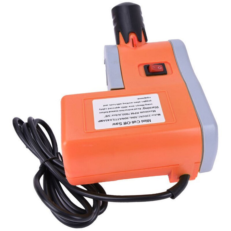 Mini scie électrique découpeuse haute vitesse banc coupe lame en acier pour couper le métal bois plastique réglable prise ue