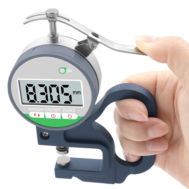 0.001mm Digital Thickness Gauge Meter Portable LCD Electronic Micrometer Micron Tester Micrometer Caliper Gauge Measuring Tools