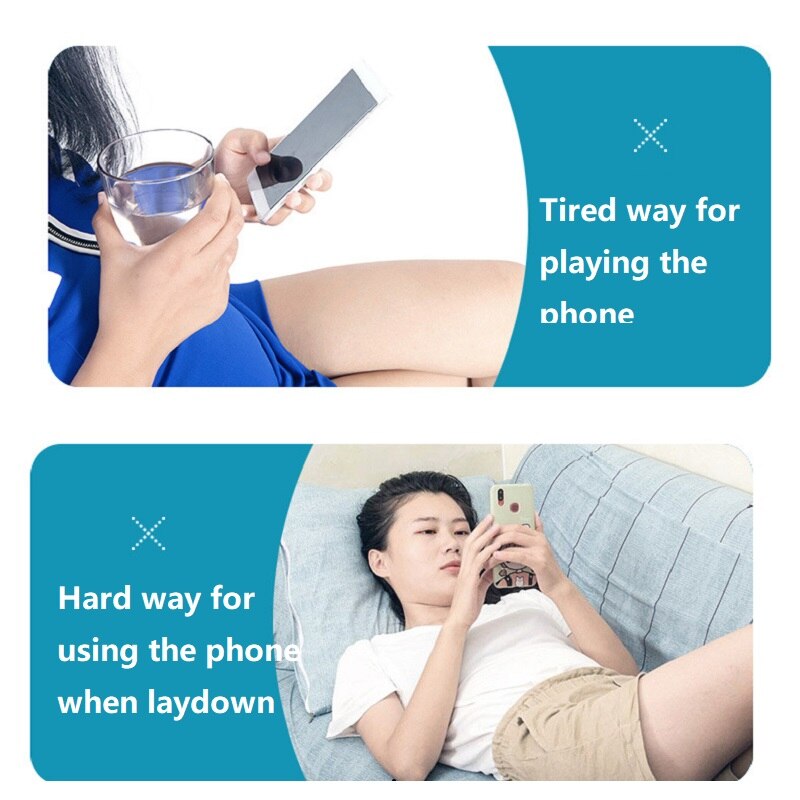 Telefoon Houder Desk Stand Mobiele Tablet Statief Mount Ondersteuning Voor Iphone Xsmax Huawei P30 Xiaomi Plastic Opvouwbare Bureau Houder