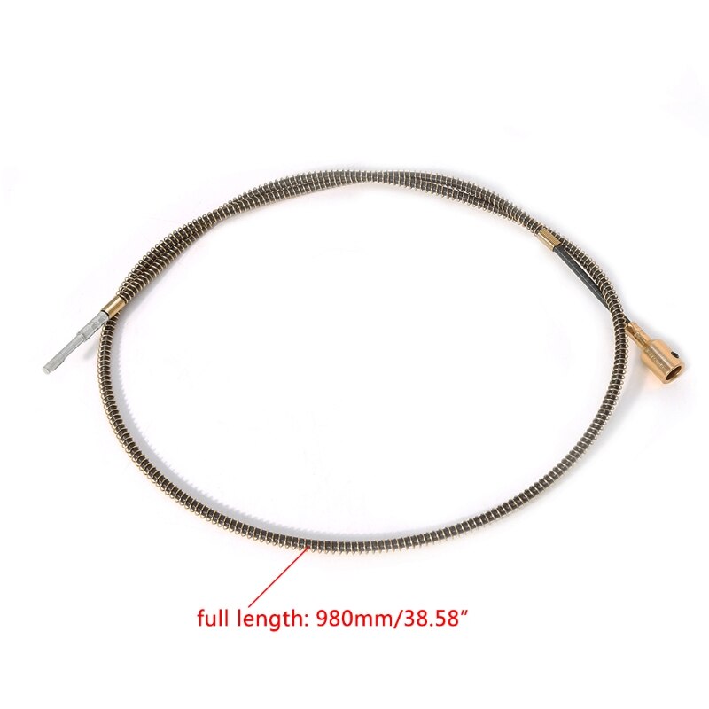 Veerbeklede hangende freesmotor slijpgereedschap roterende flexibele as binnenkern 97cm y4qc: 98cm