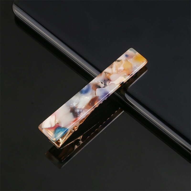 Vrouwen geometrische haarspeldjes glanzende tinfolie pailletten haarspelden schattige haarspeldjes voor meisjes haaraccessoires: C13