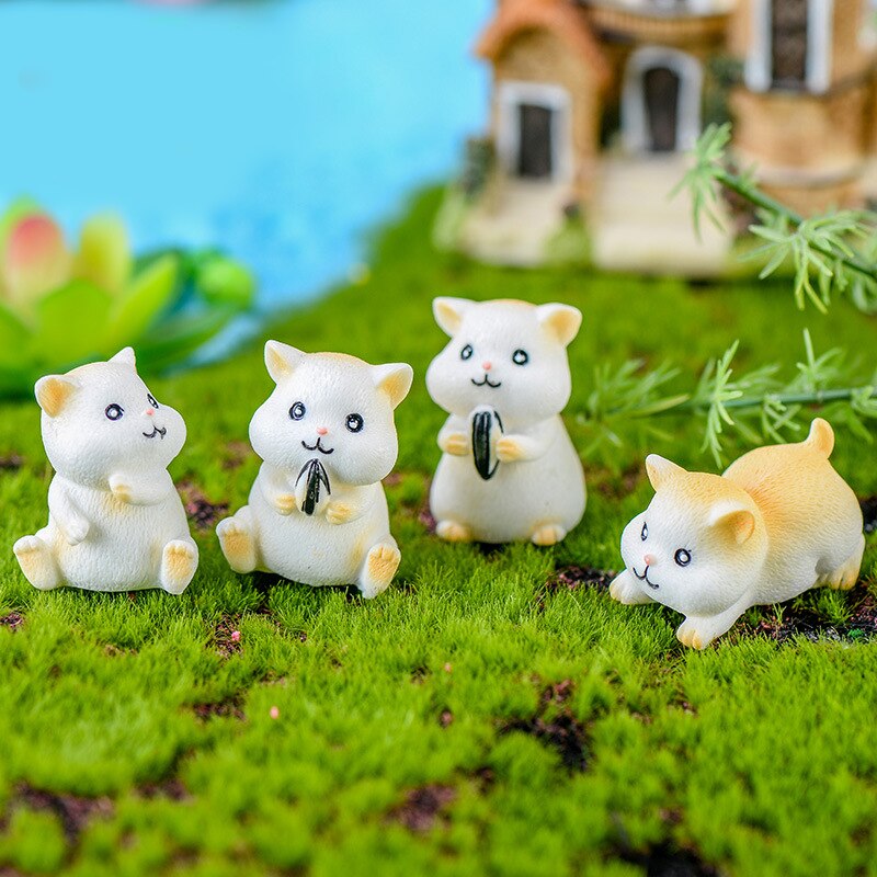 Micro Landschap Decoratie Leuke Hamsters Mini Tuin Landschap Miniatuur Ornamenten Diy Landschap P7Ding