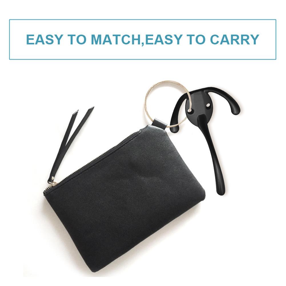 1 pièces sans contact ouvre-porte porte-clés Portable Anti germe ascenseur bouton poignée de porte Assistant sans contact ouvre-porte sans contact