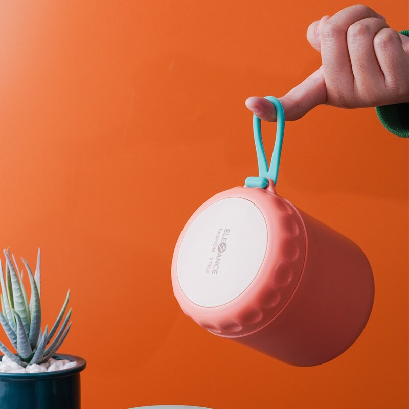 380ml Insulated Lunch Box Soup Holder Portable Food Container For Picnic School Office Hand-Held Soup Cup Kitchen Accessories