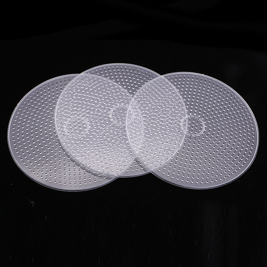 3x Grote Transparante Plastic Panel Voor Perler Geperforeerde Panelen