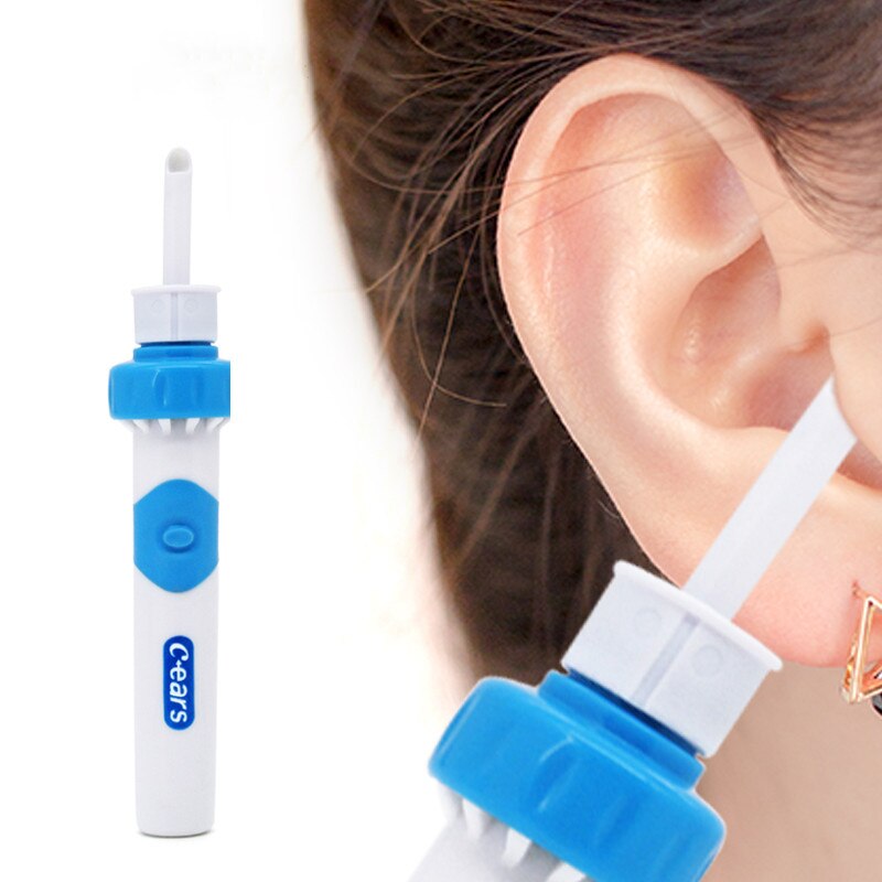 Electric Cordless Ear Care Safe Vibration Painless Ear Cleaner Remover Spiral Ear-Cleaning Device Dig Wax Ear Pick Skin Care