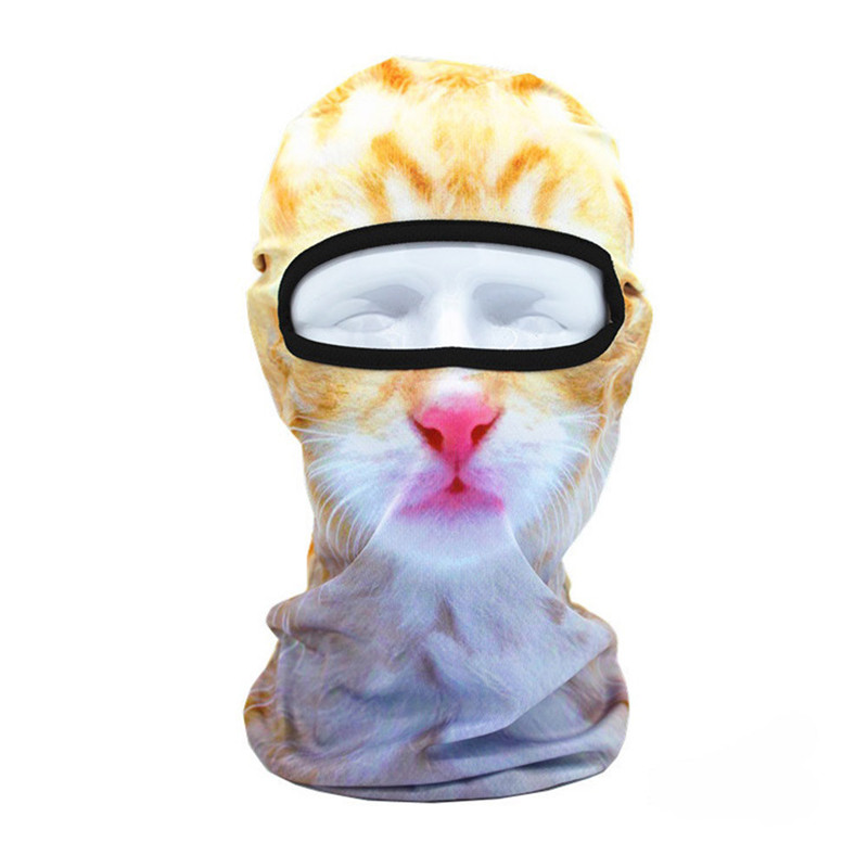 3D Dier Outdoor Ski Maskers Bike Cyling Mutsen Winter Wind Stopper Gezicht Hoeden FW123: J