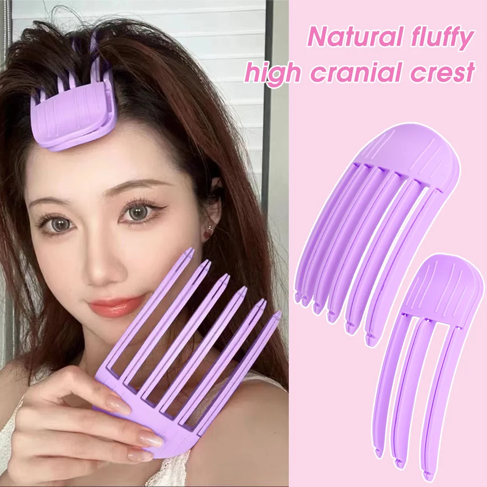 1/2 Uds peine para esculpir el viento raíces del cabello sin calor rizador de volumen pelo esponjoso Natural Clip estilo DIY herramientas de salón de estilismo del cabello