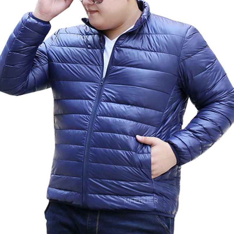 Höst vinter män vinterjackor plus size byst 155cm 5xl 6xl 7xl 8xl 9xl långärmad vinterjacka män