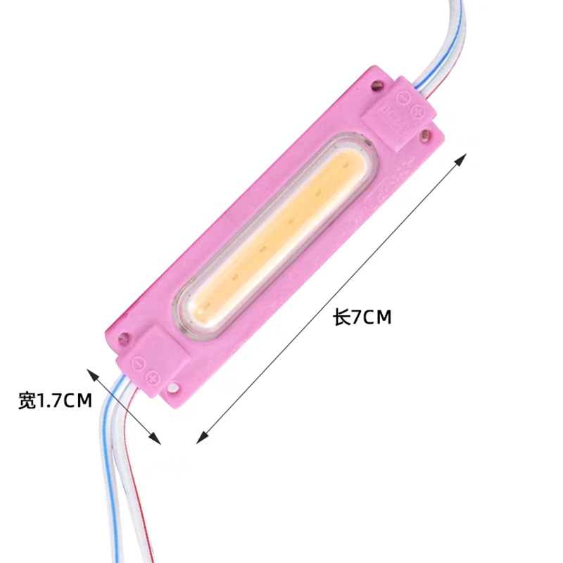 20pcs/lot Injection with Lens COB LED Module Waterproof LED Back Light Backlight for Sign Channel Letter DC12V 24V 2W IP68