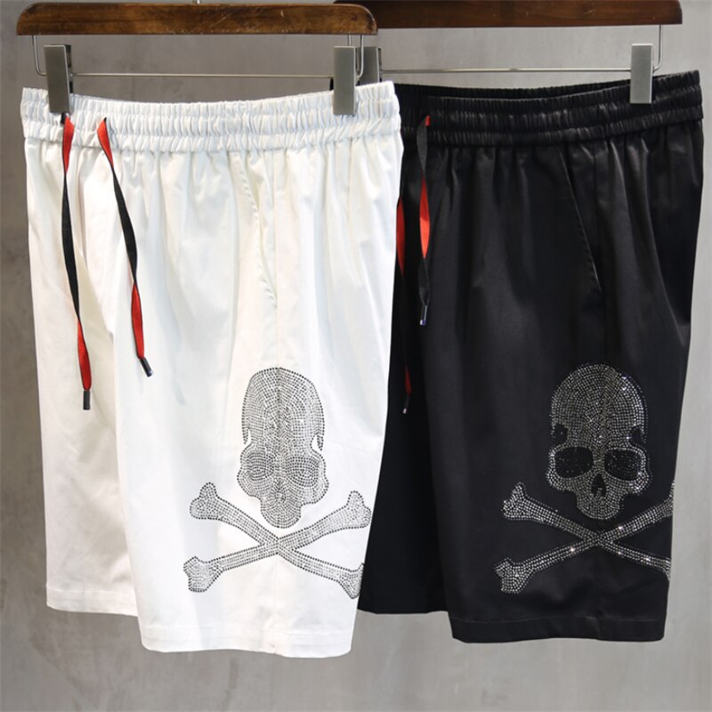 Zomer Steentjes Mannen Skull Shorts Snel Droog En Comfortabel Strand Shorts