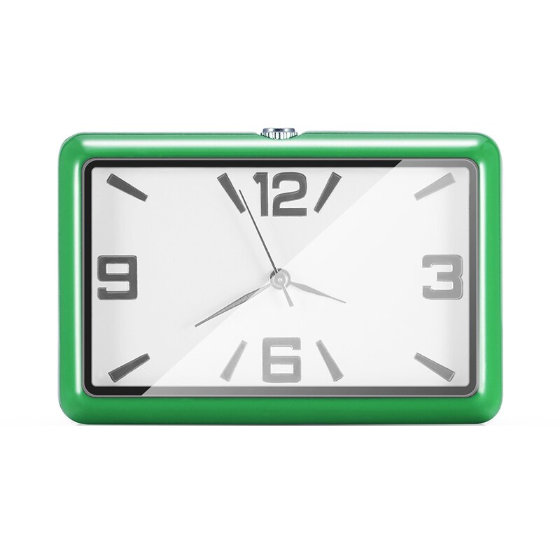 Car Clock Quartz Watch Auto Interior Stick-On Clock Dashboard Time Display Clock In Car Accessories Clocks For Car Gauges Clocks: Green