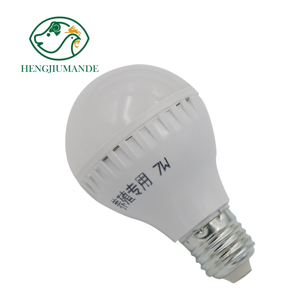 1Pc Special LED Light Bulb Energy Saving Lamp Chicken House Lighting Snail E27 Energy Saving Lamp To Improve Egg Production Rate: White