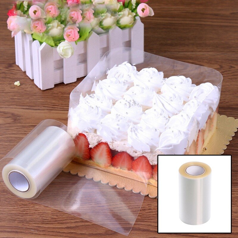 DIY Acetate Film For Cake Decor Transparent Cake Surround Film Mousse Cake Sheets Surrounding Edge Cake Collar Kitchen Bakeware
