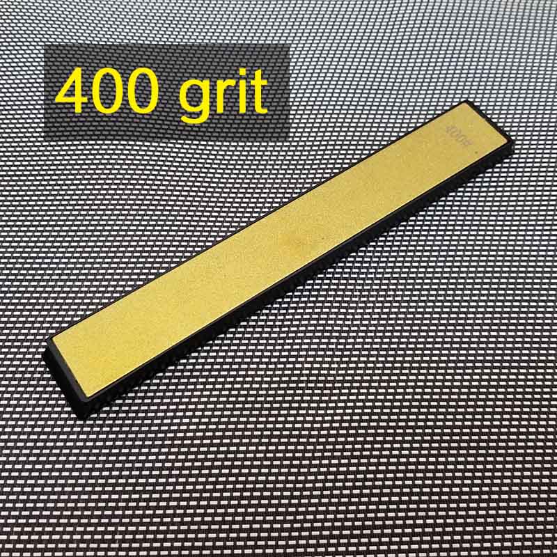 Golden Diamond Plate Kitchen Knife Sharpener Stone Whetstones Knife Sharpening Tool: 400grit golden