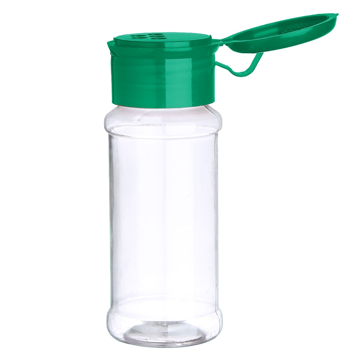 Botes de plástico para especias, tarro para condimentos, sal, pimienta, botellas para condimentos de barbacoa, botes de vinagrera, botellas con tapas de tamiz, 10 Uds., 100ml