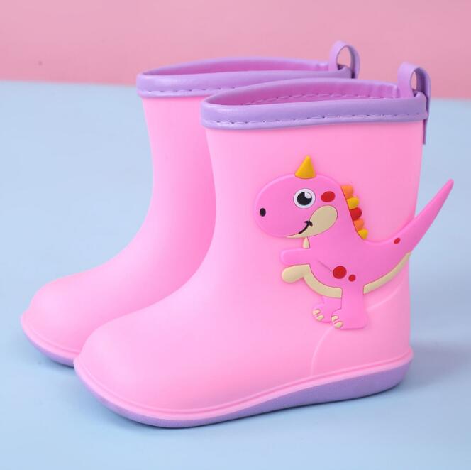 Kids Shoes Classic Children's Shoes Pvc Rubber Kids Baby Cartoon Shoes Children's Water Shoes Waterproof Rain Boots