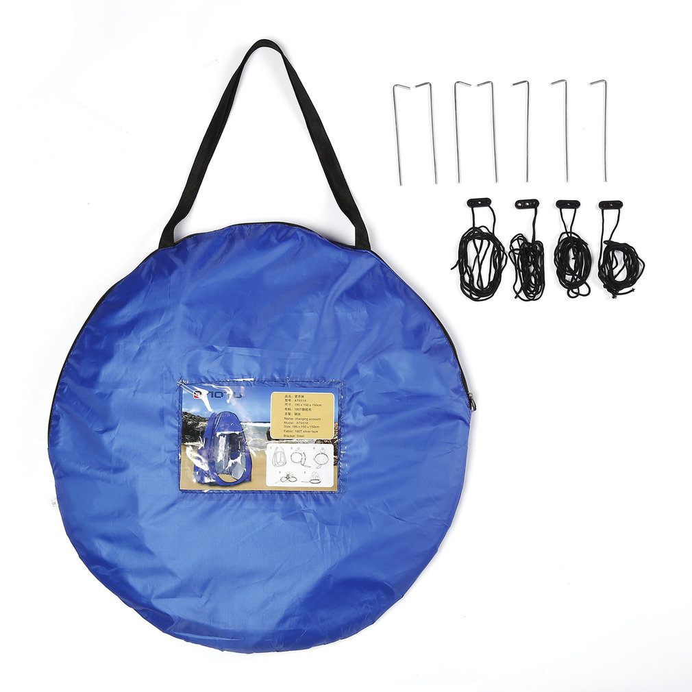 Outdoor-wander-camping-zelt mit automatischer umkleidefunktion, mobile toilette, duschzelt, wasserdicht, tragbar, kompakte größe