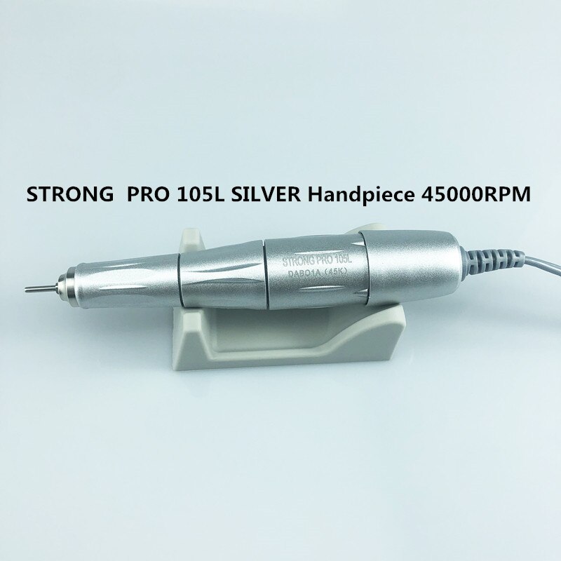 STRONG 210 plus 105 105L H37L1 Sh20N 102L handle 35K & 40K & 45K RPM Dental Micromotor Polishing Handpiece: PRO 105L 45K SILVER