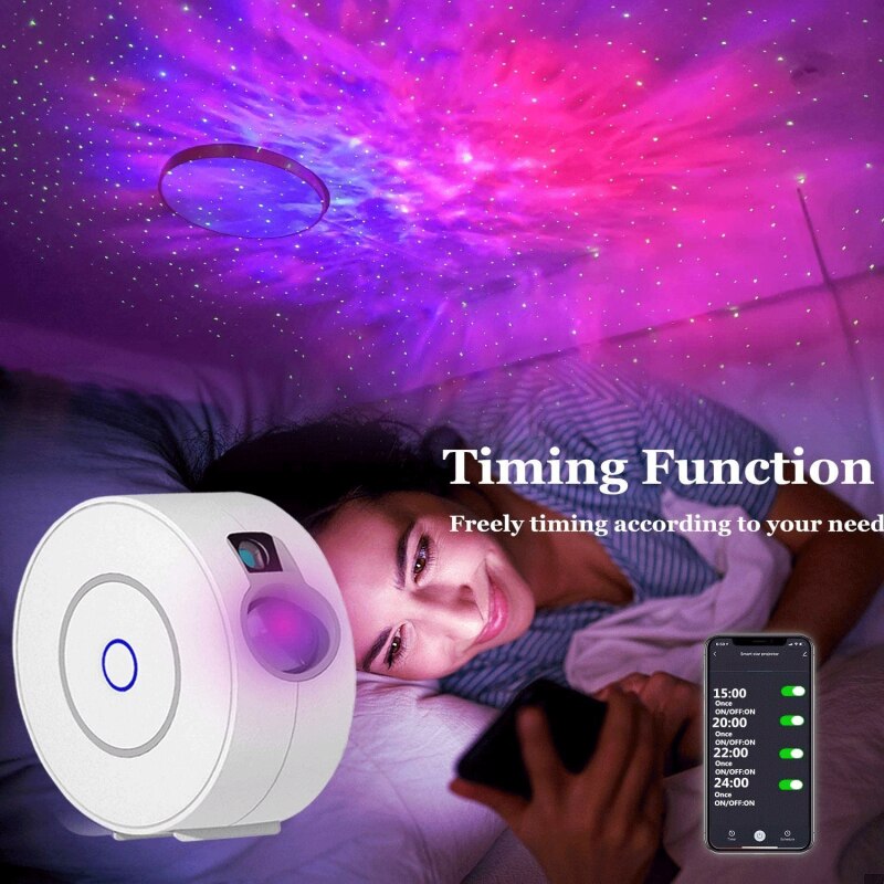 Projection lamp Smart Star Projector APP Remote LED Starry Sky Projector Light Tuya WIFI Smart Star Galaxy Night Lamp Projector