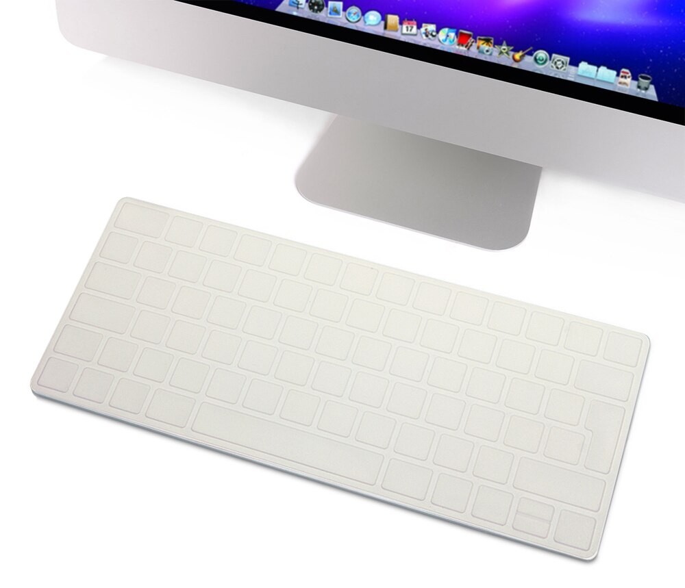 Hrh vedenpitävä eu/uk näppäimistösuojat silikonikuoret suojakalvo apple magicille mla 22b/ a eurooppalainen asettelu: Selkeä ei kirjainta