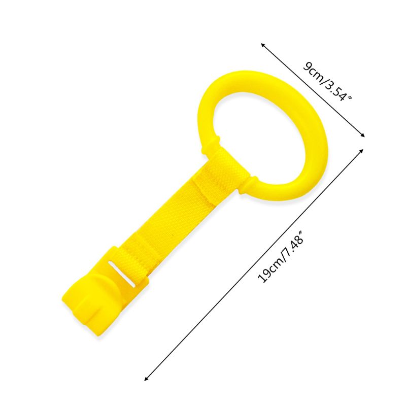 Baby Learning Standing Crib Hand Ring Portable Toddler Bed Hanging Pull Ring To