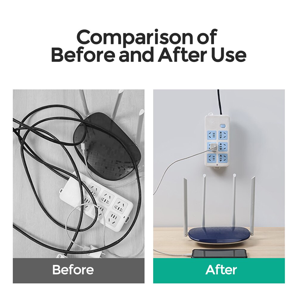 Ykz Dubbele Kleefband Muur Haken Hanger Sterke Bureau Kabel Organizer Transparante Haken Zuignap Sucker Opslag Management