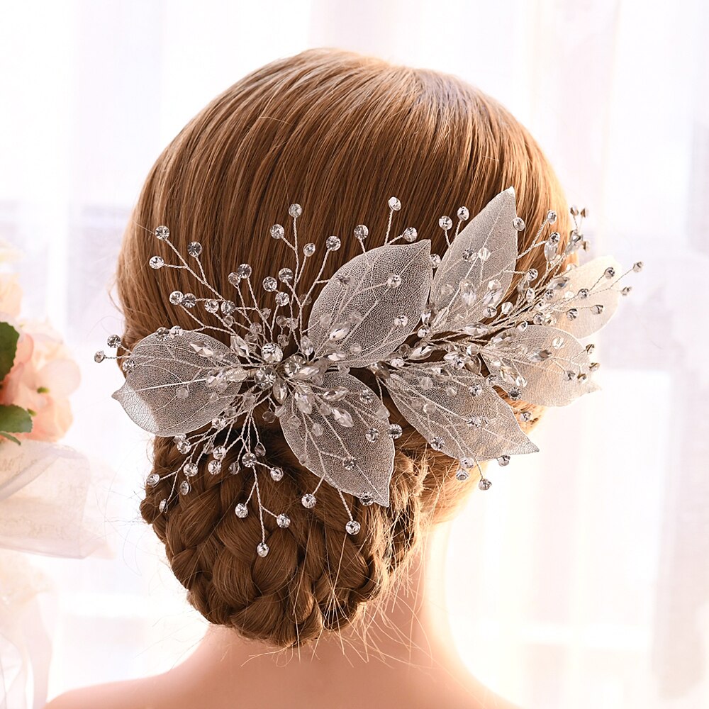 Trixy  h285 bruidskroon en tiara's bruidshaaraccessoires sieraden hoofdversieringen voor vrouwen bruidsclips voor bruidsmeisjes