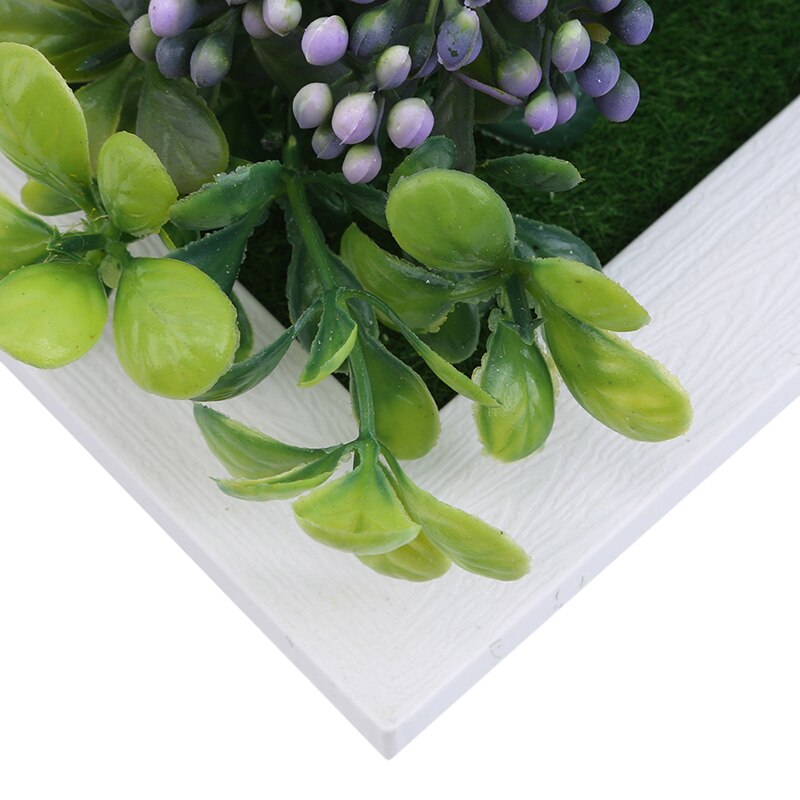 Removable Artificial Flower Plant Frame Exquisite Small Fresh Diy Wall Decor Frames 3D Wall Sticker Frame for Room Decoration