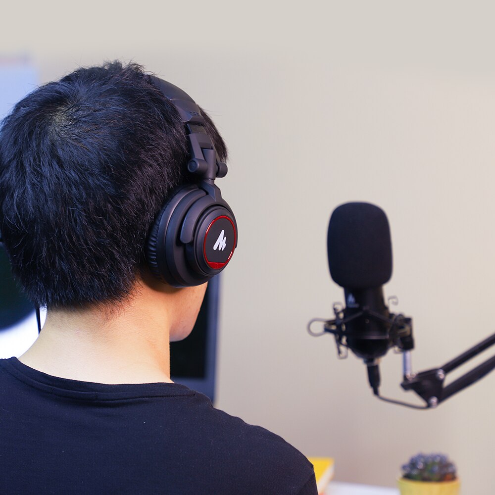 Studio Monitor Kopfhörer Über Ohr mit 50mm Fahrer MAONO AU-MH501