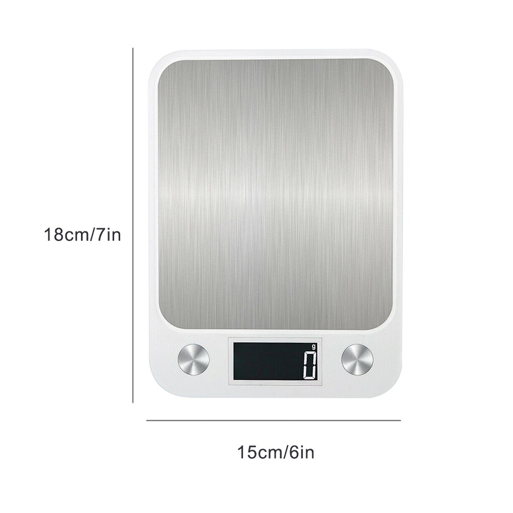 Kitchen Digital Scale 10kg/1g Cooking Baking Scale Waterproof Backlit LCD Screen Weighing Device