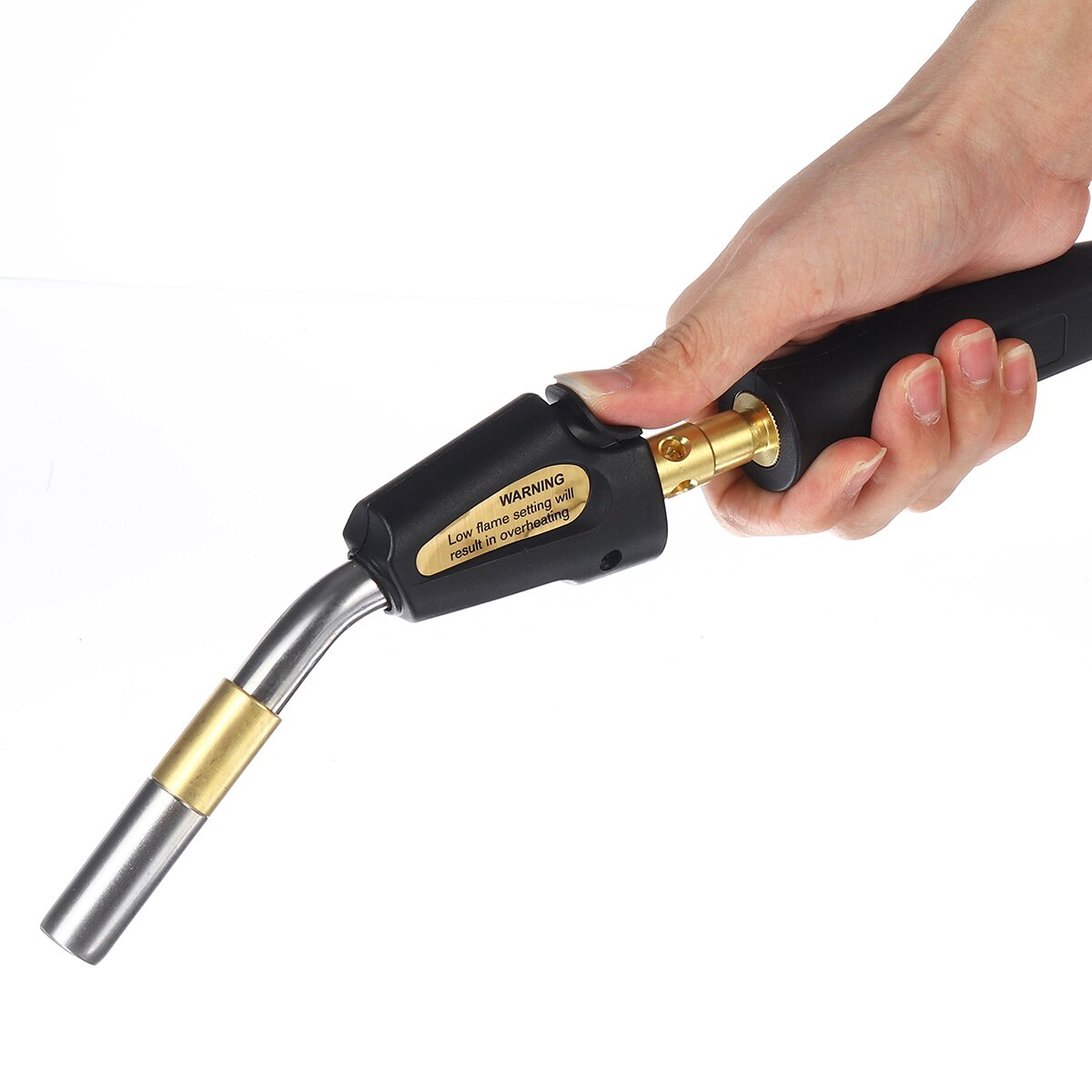 Electronic Ignition Liquefied Gas Welding Torch Kit Mapp Gas Self Ignition Plumbing Solder Propane Welding Turbo Torch W/ Hose