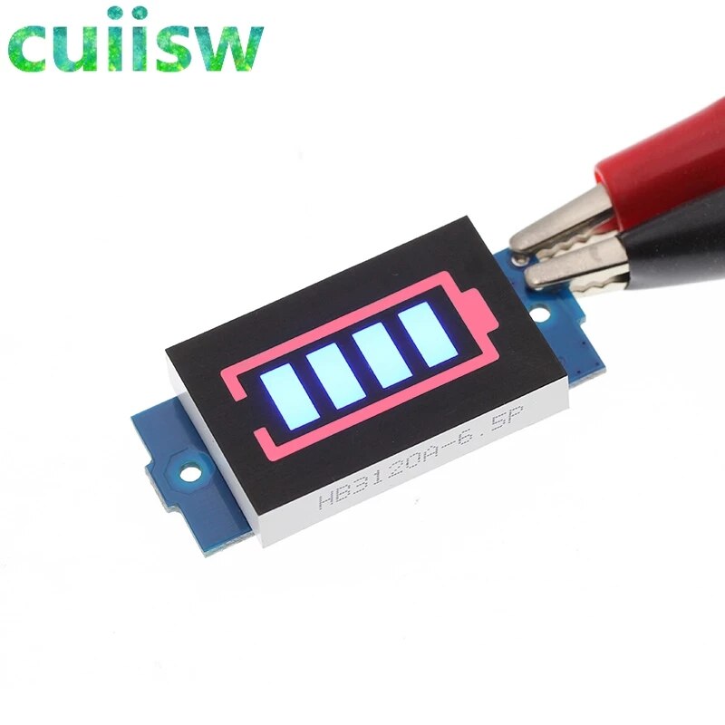5S 6S 7S 8S Lithium Battery Capacity Indicator Module 16.8V Blue Display Electric Vehicle Battery Power Tester