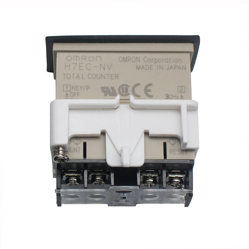 Dc4.5v -30v 8 -siffrig skruvterminal återställbar digital varvräknare visning av tidsräknare  h7ec-nv 0 to 99999999 timmar