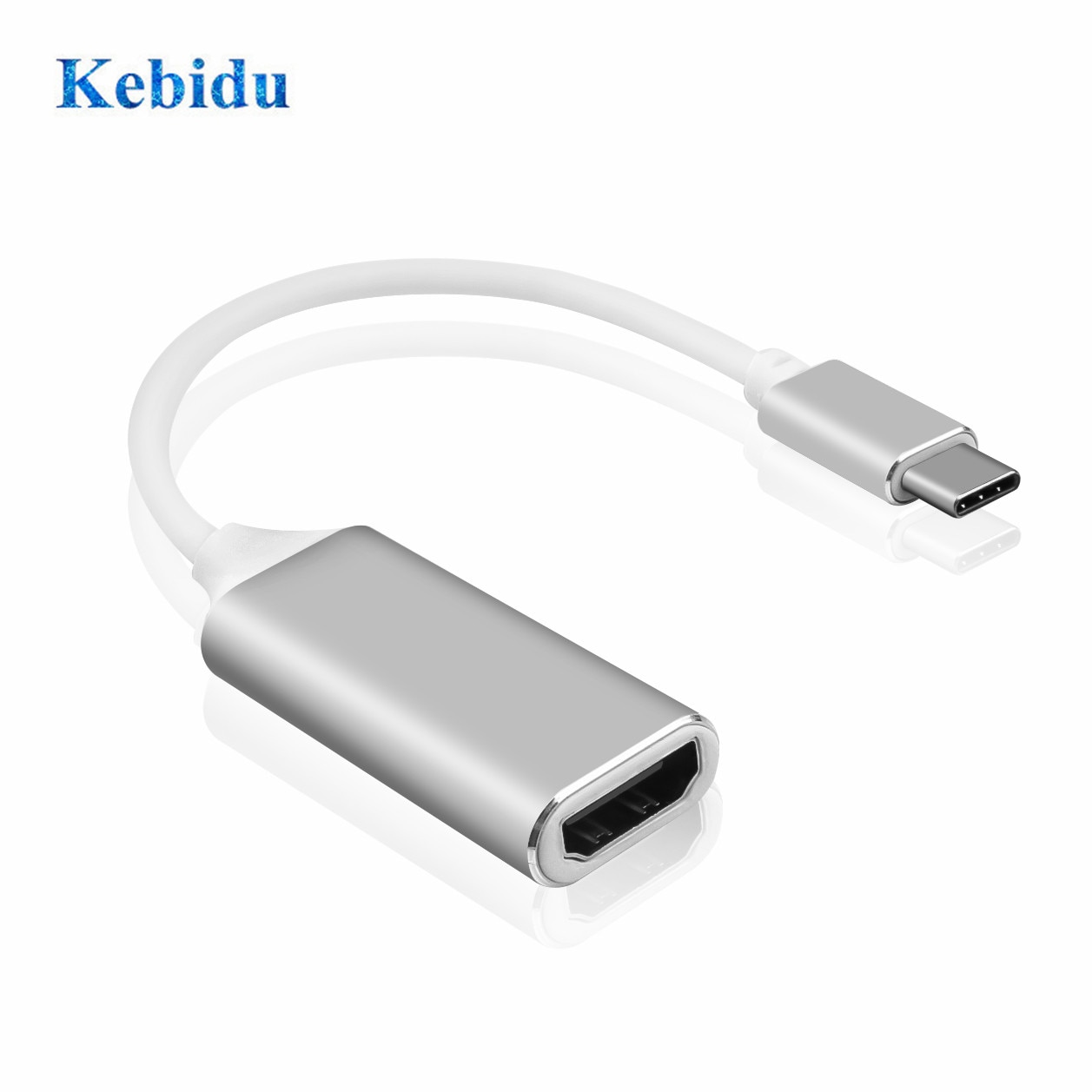 Kebidu Usb 3.1 USB-C Naar Hdmi Kabel Man-vrouw Usb Type C Naar Hdmi Adapter Voor Pc Computer Tv display Telefoon