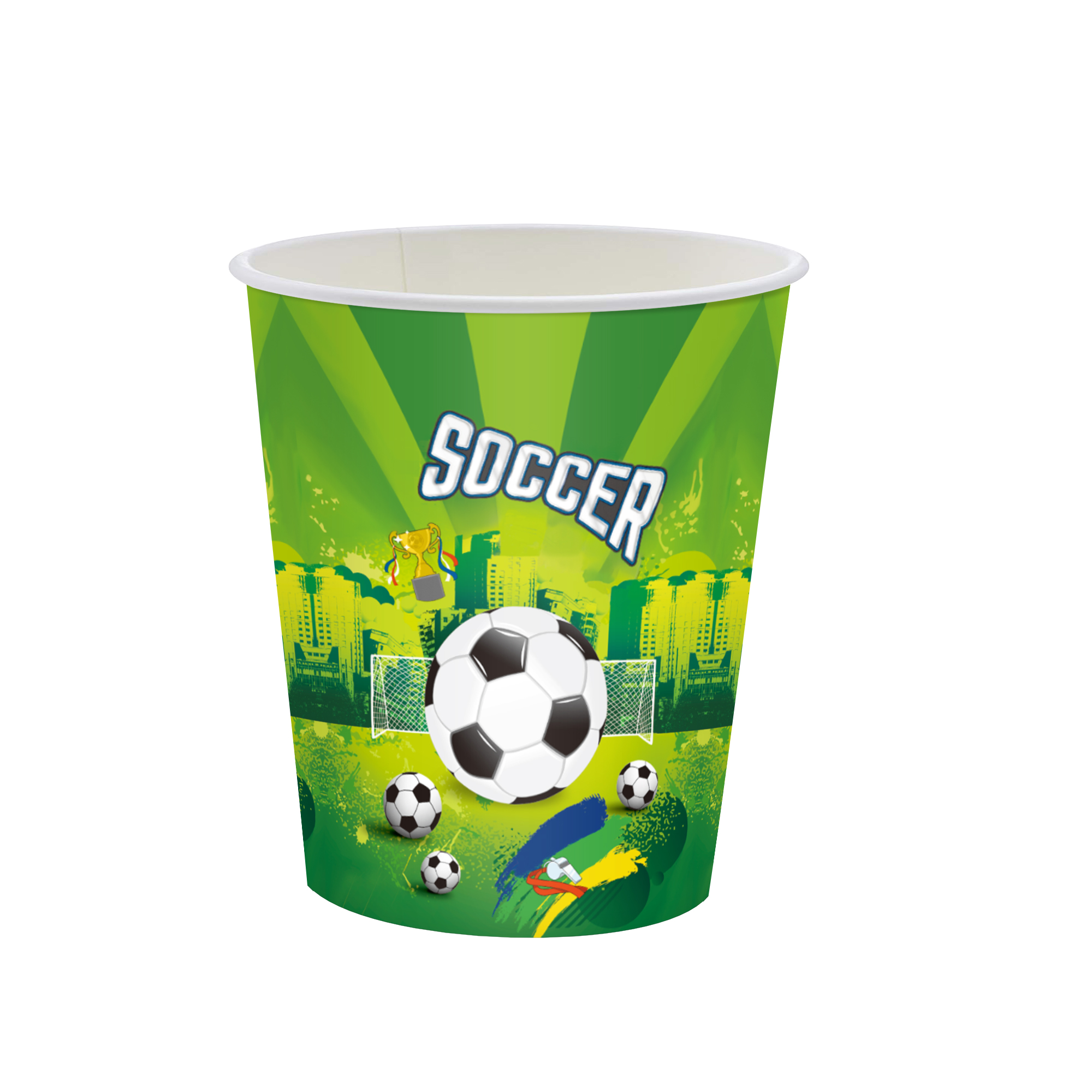 Soccer Football Theme Kids Boy Birthday Party Cake Decoration Spoon Napkin Bag Tablecloth Balloons Party Supplies Set