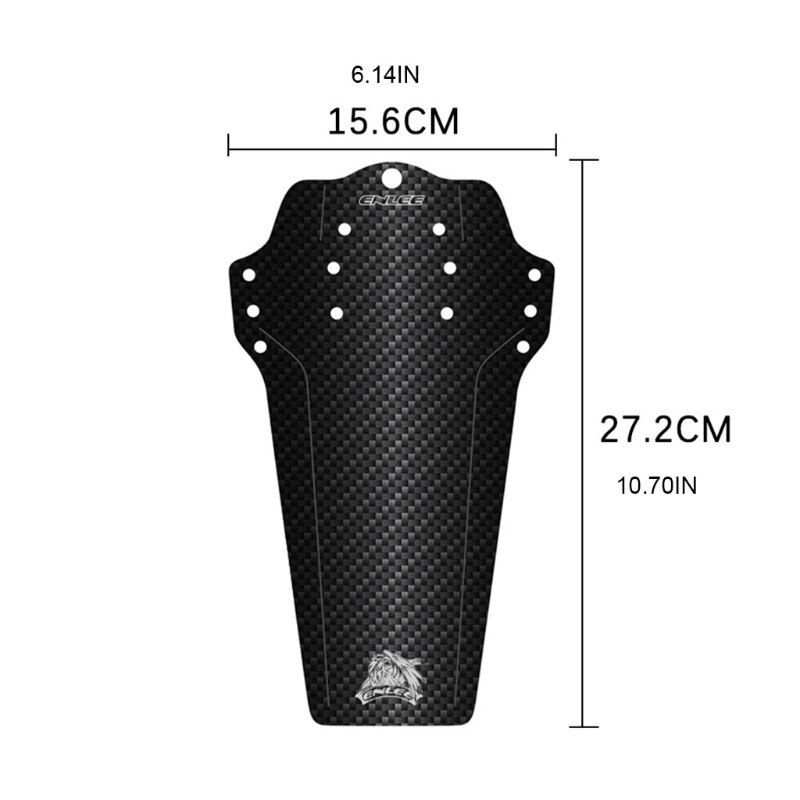 Fiber De carbone VTT Garde-Boue Vélo Vélo Avant Arrière Garde-Boue Partie M68D