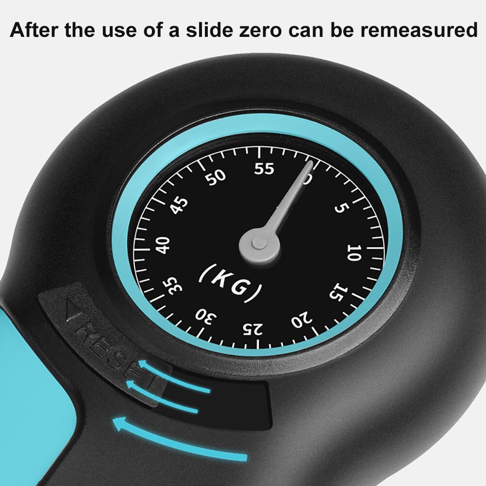 Hand Dynamometer Grip Power Strength Meter Hand Force Power 121lb / 55kg