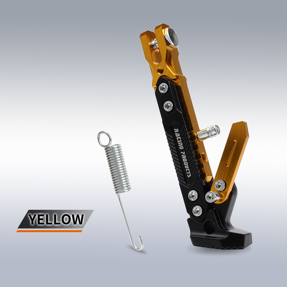 Podpórka motocyklowa parking kopnięcie podstawka Wspornik Stopka Boczna Podpórka Uchwyt na kulę brud rower Motocykl Uniwersalny statyw ze stopu: Lawenda