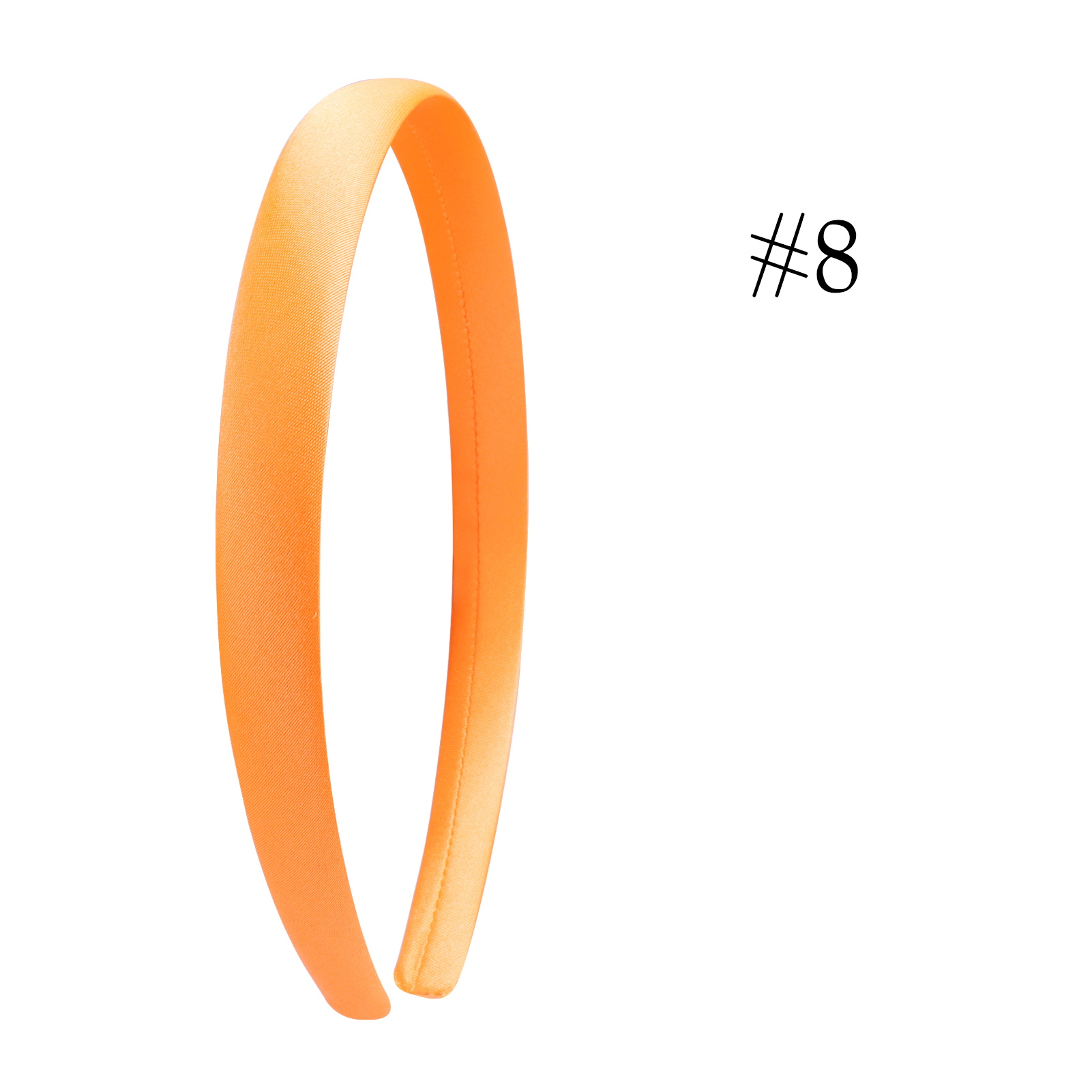 34 Stuks 0.6Inch Breed Satijn Bedekte Meisjes Hoofdbanden Diy Ambachtelijke Lint Hoofdbanden Voor Meisjes Vrouwen Regenboog Haaraccessoires