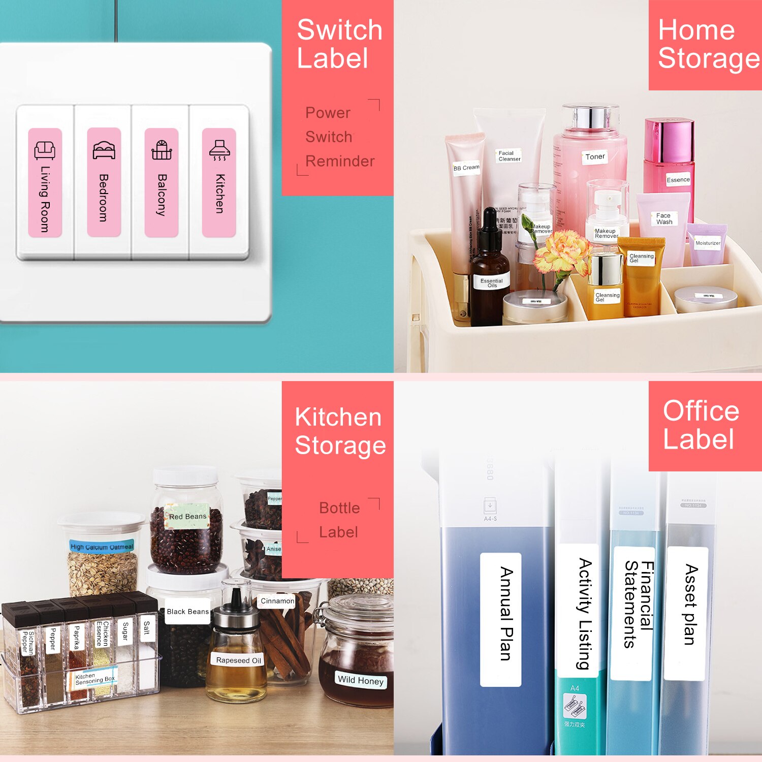 Termoprint label papir pris navn labels vandtæt rivefast 12*40mm 160 stk/rulle til hjemmet bog fil supermarked