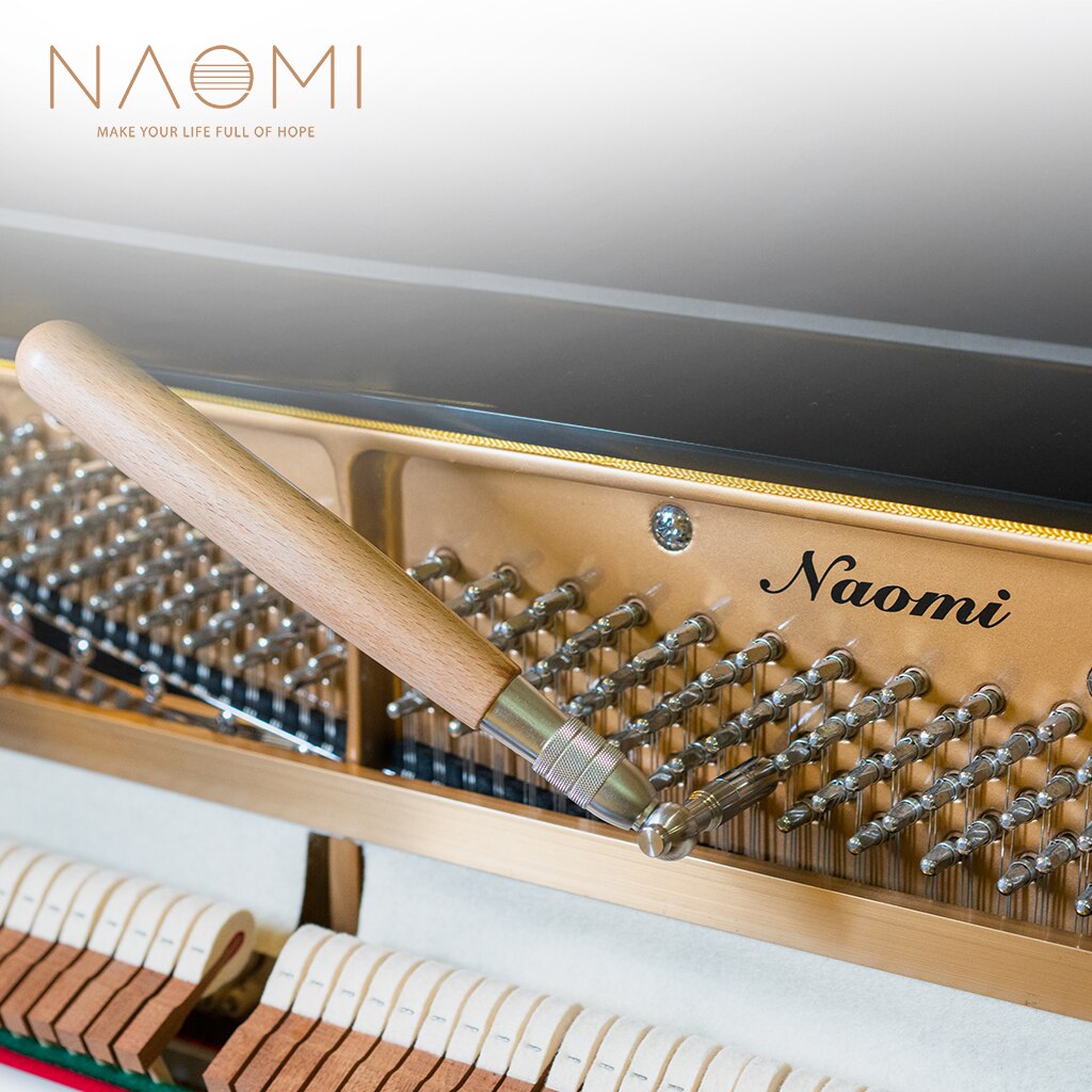 Naomi Professionelle Klavier stimmen Hammer Schlüssel Werkzeug Achteck Ader Edelstahl Hammer Massivholz Griff Klavier stimmen-Werkzeug #1102