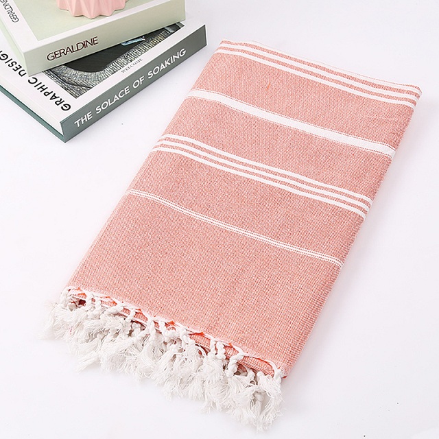 Turkiskt hamam handduk pestemal beach resa peshtemals bad fouta bomull stor 100*180 cm: D