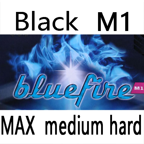 Donic Original Blue fire M1/M2/M3 Bluefire Pips-in BLUE SPONGE Table Tennis Rubber Strong Spin Pimples In Ping Pong Rubber: M1 Black MAX MH