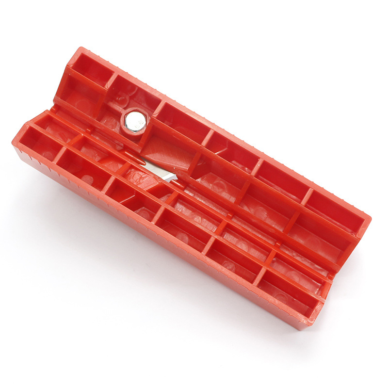 Cepillo Manual de carpintería ABS, herramienta de artesanía de madera roja, plano de biselado de 45 grados, herramientas manuales para cortador de placa de yeso de madera, máquina de borde
