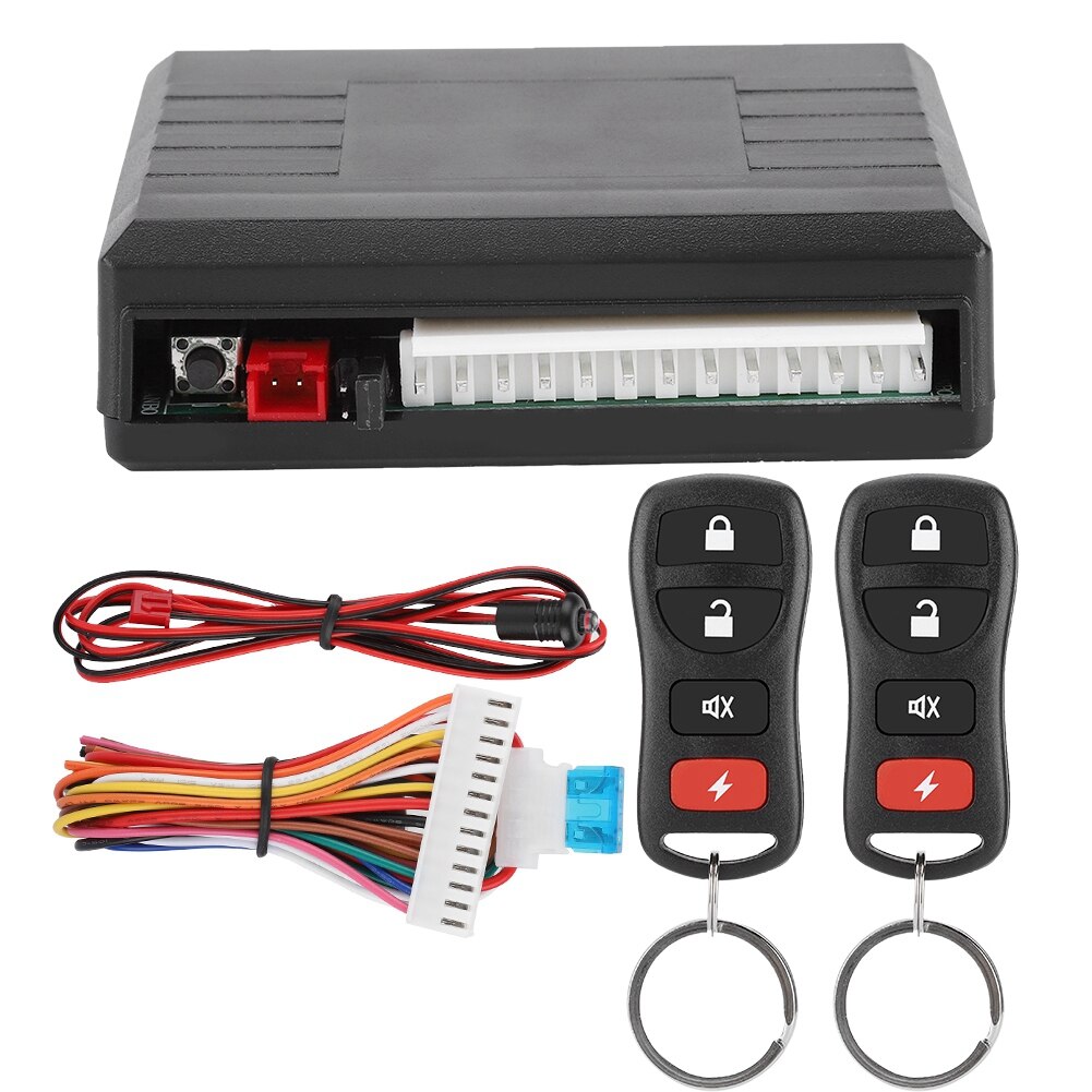 Universal Remote Control Central Locking Kit For Most Vehicle Car Door Lock Keyless Entry System With Trunk Release Button